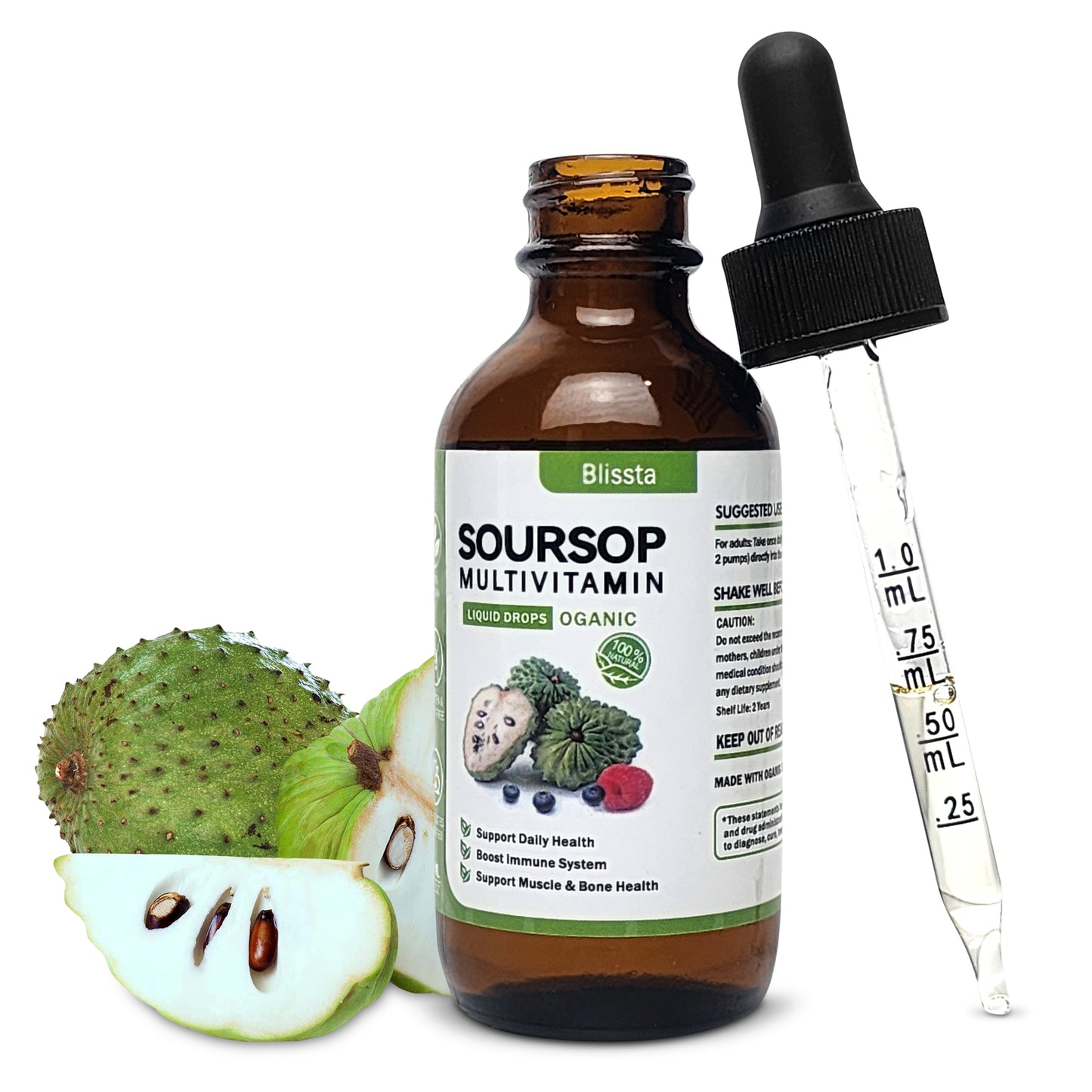 Blissta™️  Soursop Multivitamin Liquid Drops