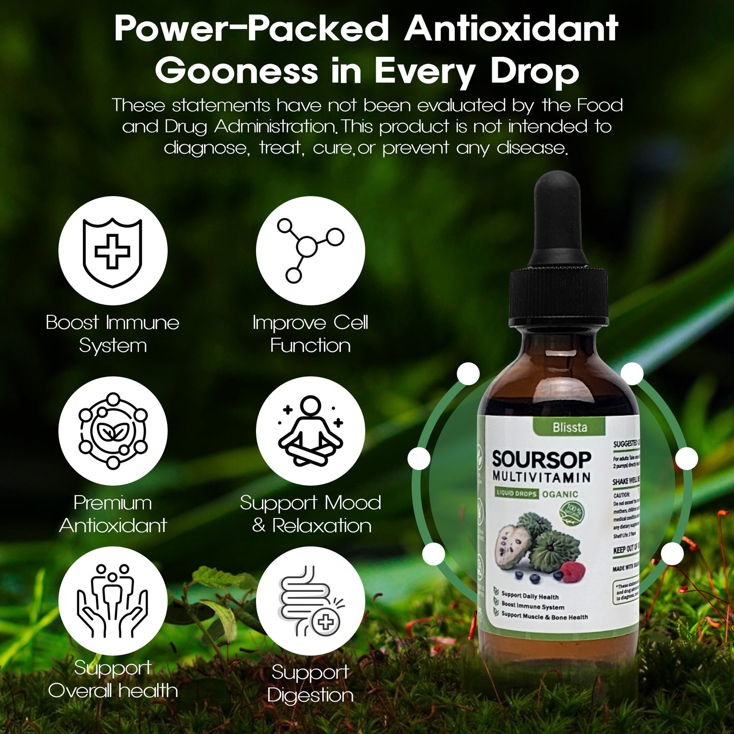 Blissta™️  Soursop Multivitamin Liquid Drops