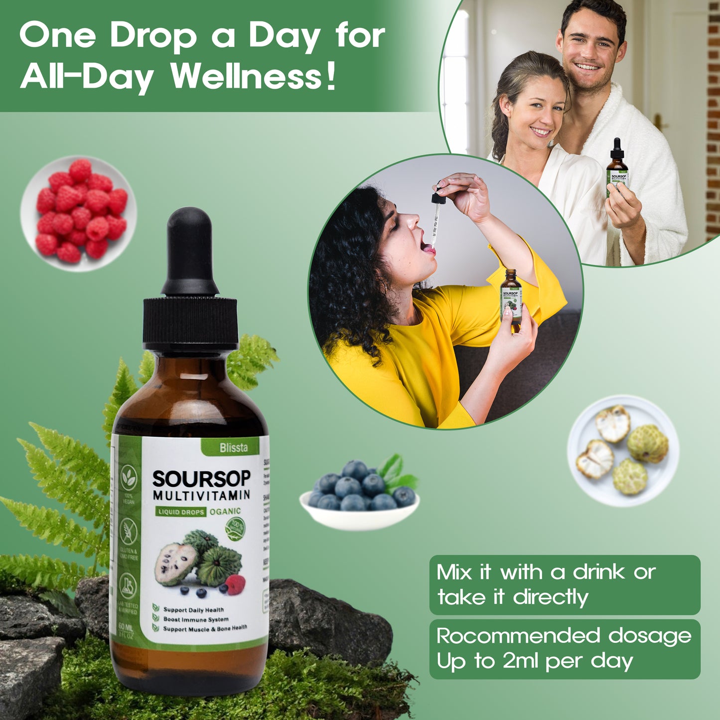 Blissta™️  Soursop Multivitamin Liquid Drops