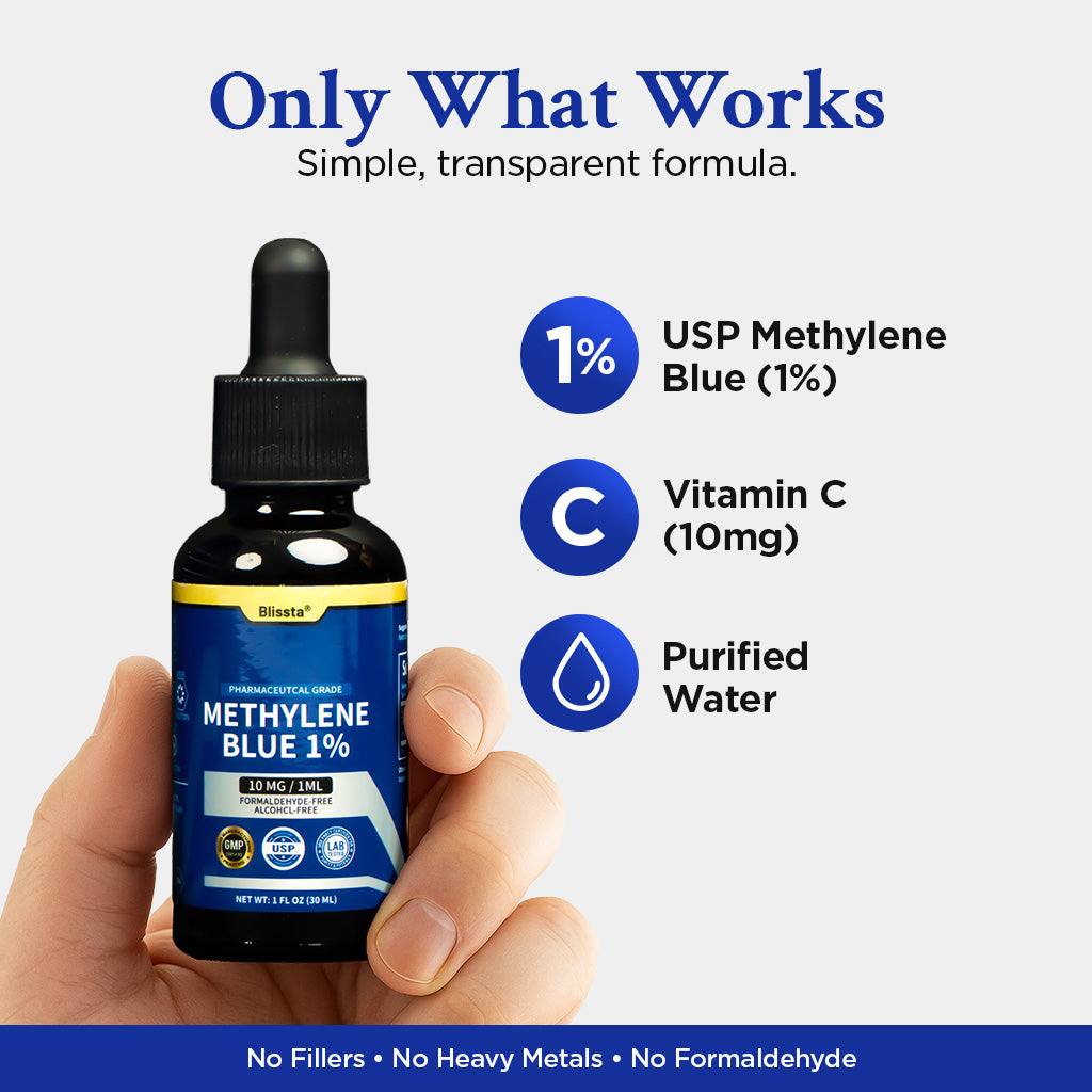 Blissta™️ USP Grade Methylene Blue 1%