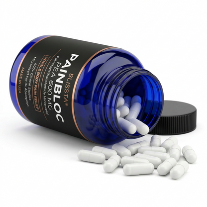 Blissta® PainBloc | Whole Body Pain Relief PEA 600MG (Micronized)