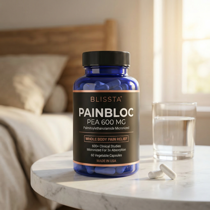 Blissta® PainBloc | Whole Body Pain Relief PEA 600MG (Micronized)