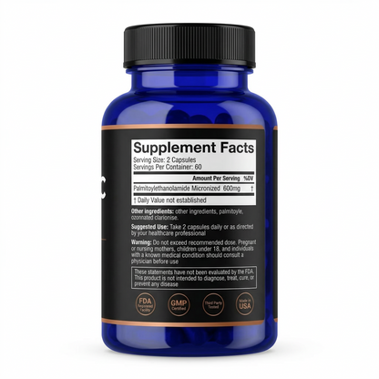 Blissta® PainBloc | Whole Body Pain Relief PEA 600MG (Micronized)