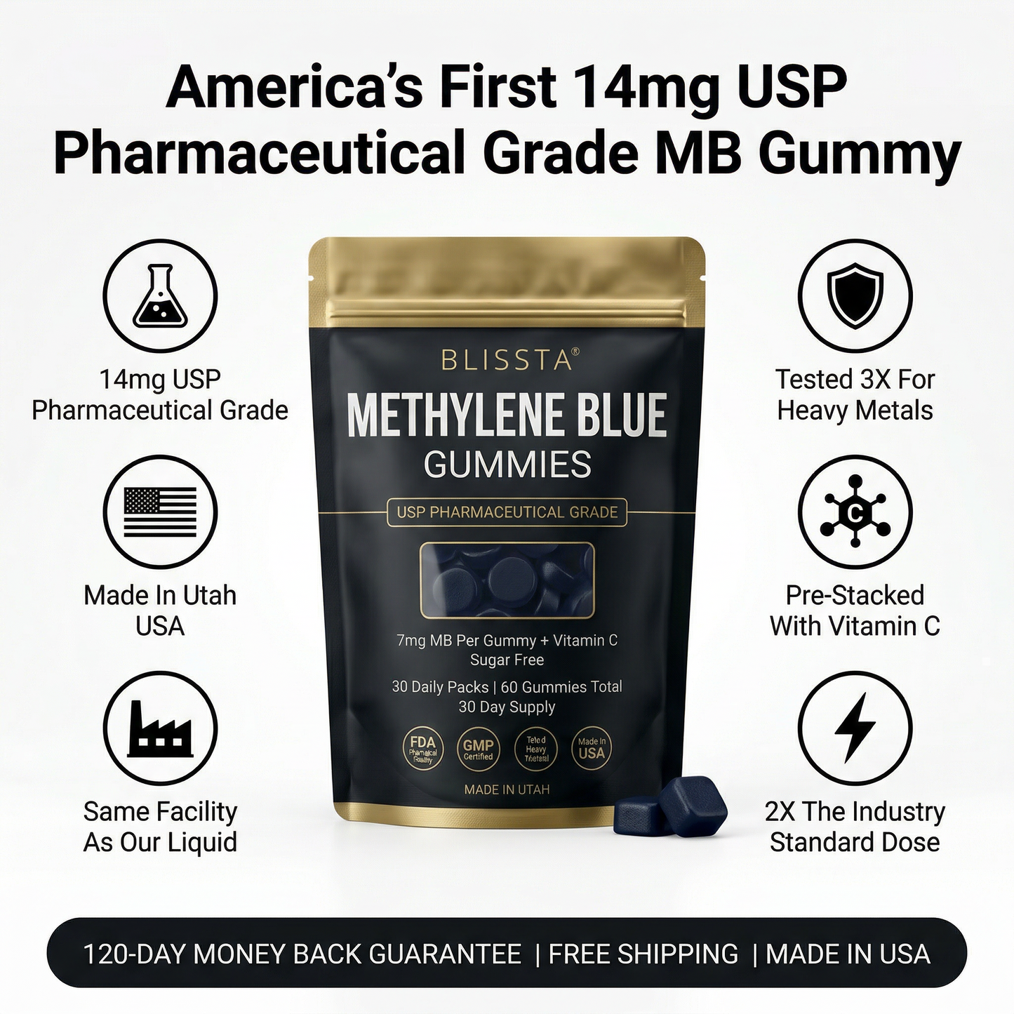 BLISSTA® ULTRA BLUE GUMMIES