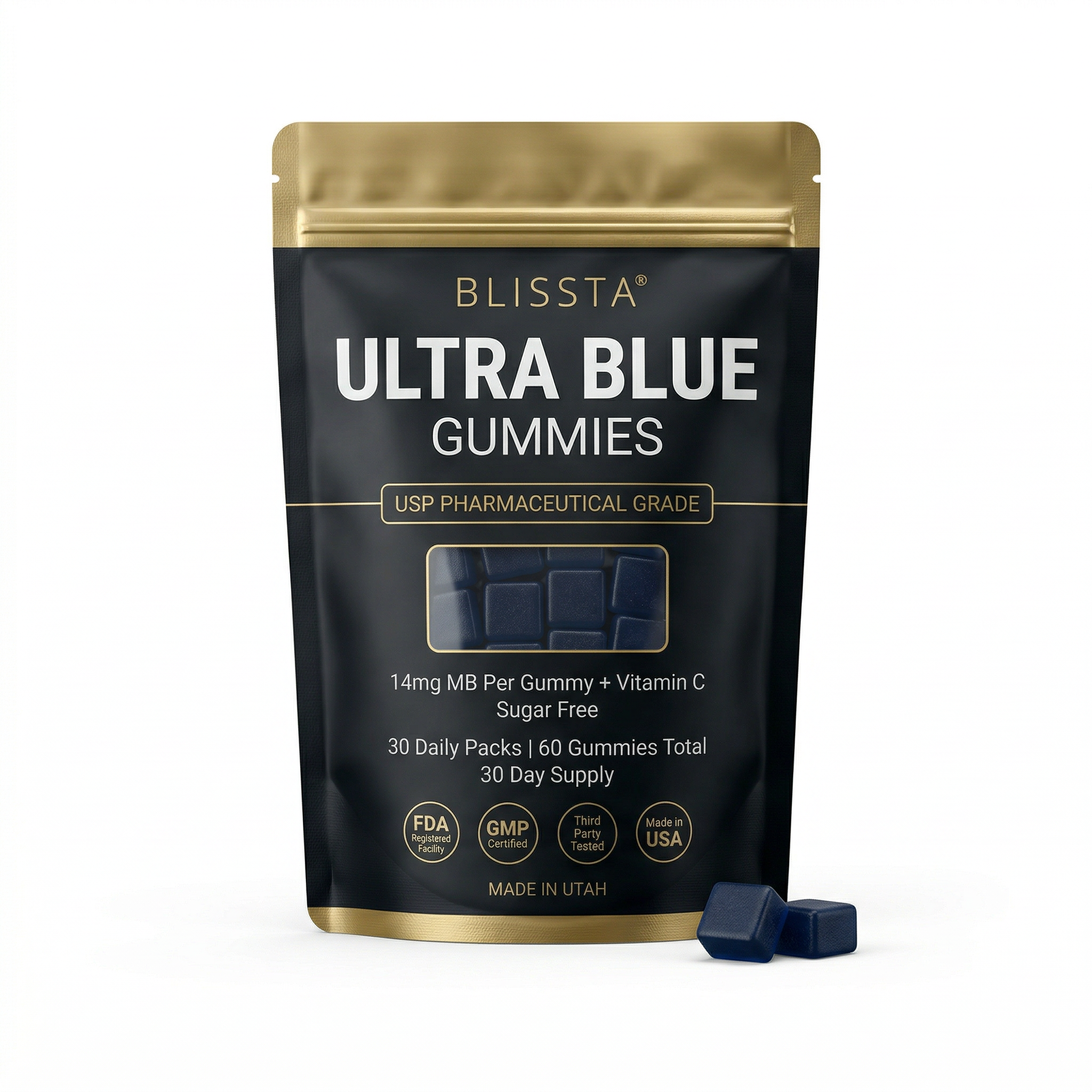 Blissta Ultra Blue Gummies