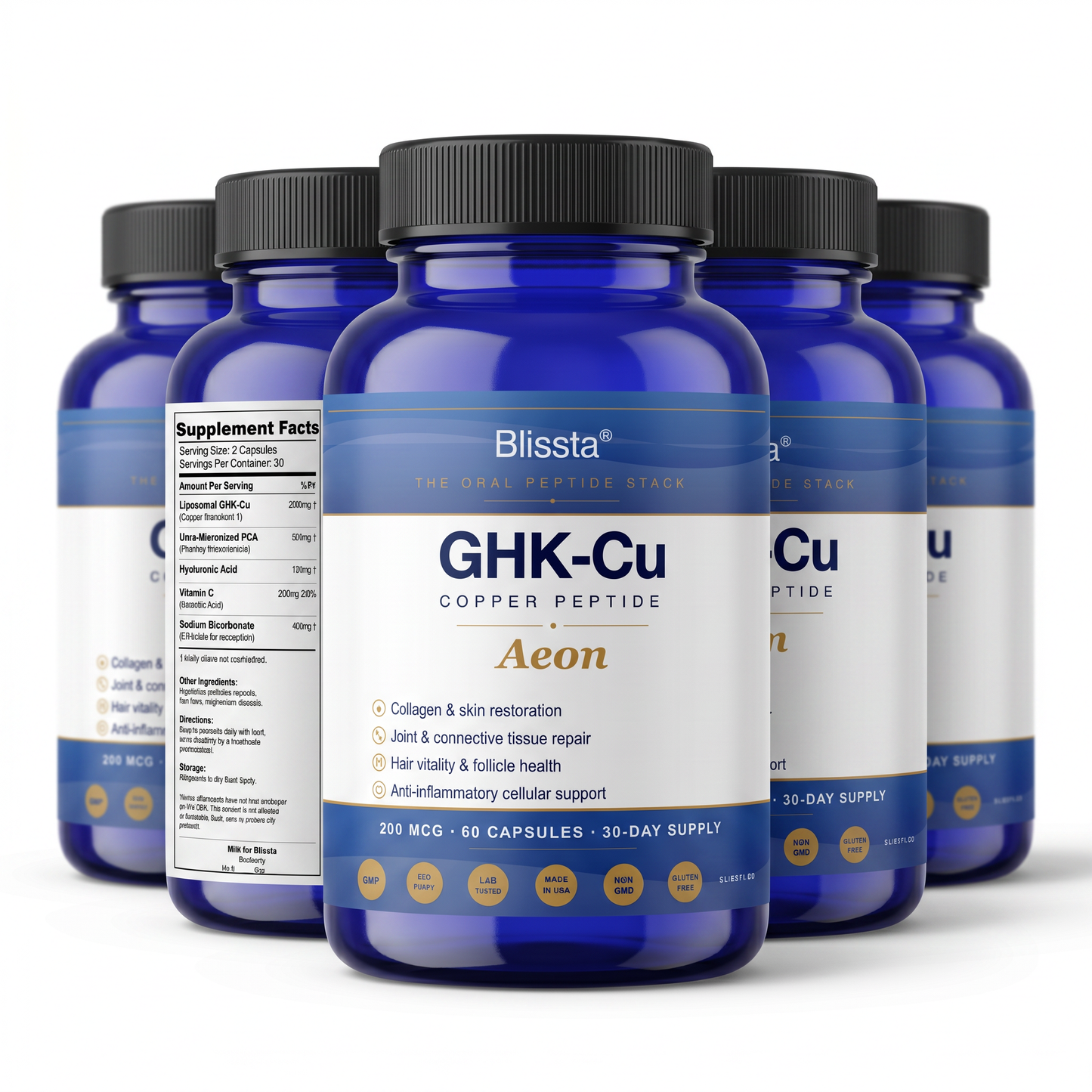 Blissta® Aeon™ GHK-Cu Oral Peptide Stack