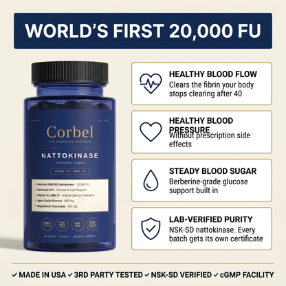 Corbel® Nattokinase Fibrinolytic Complex