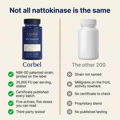 Corbel® Nattokinase Fibrinolytic Complex
