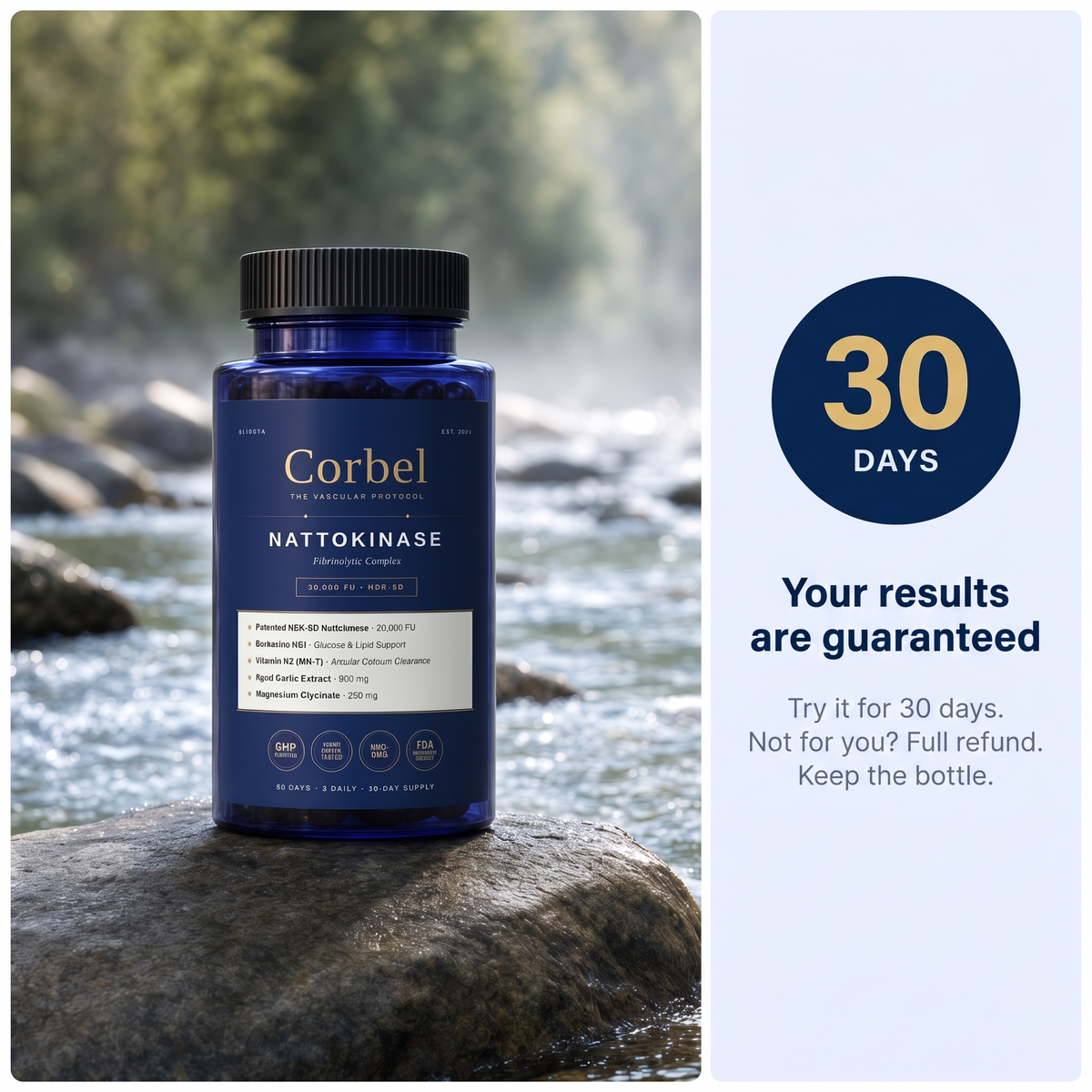Corbel® Nattokinase Fibrinolytic Complex