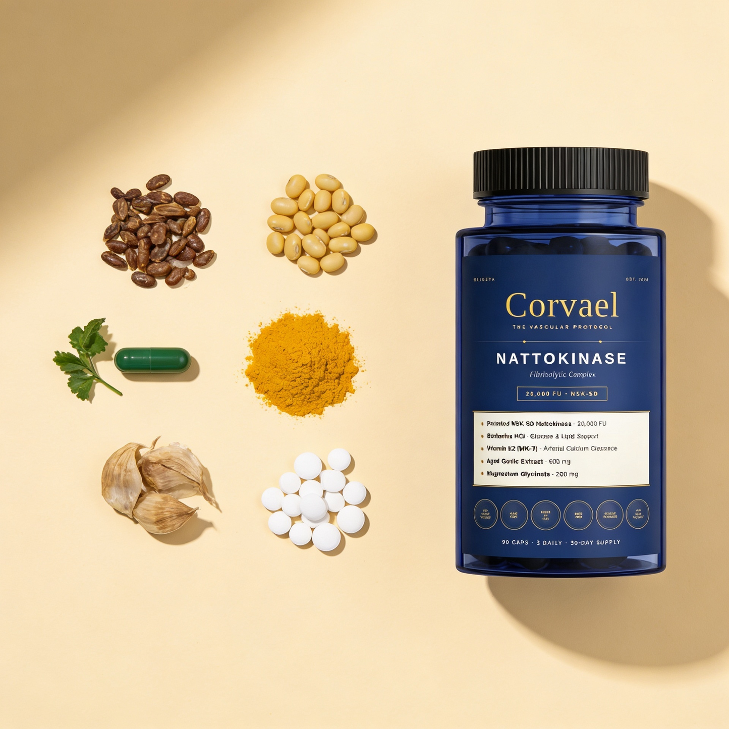 Blissta® Corvael NATTOKINASE Fibrinolytic Complex