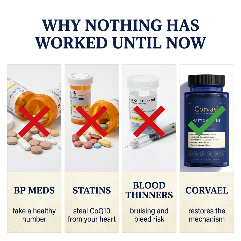 Blissta Corvael nattokinase — product graphic