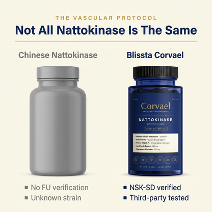 Blissta Corvael nattokinase — product graphic